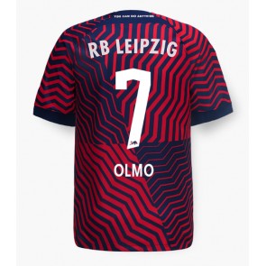 RB Leipzig Dani Olmo #7 Replika Udebanetrøje 2023-24 Kortærmet